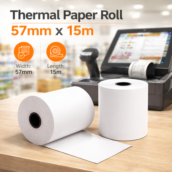 Thermal Paper Roll 57mm x 15m